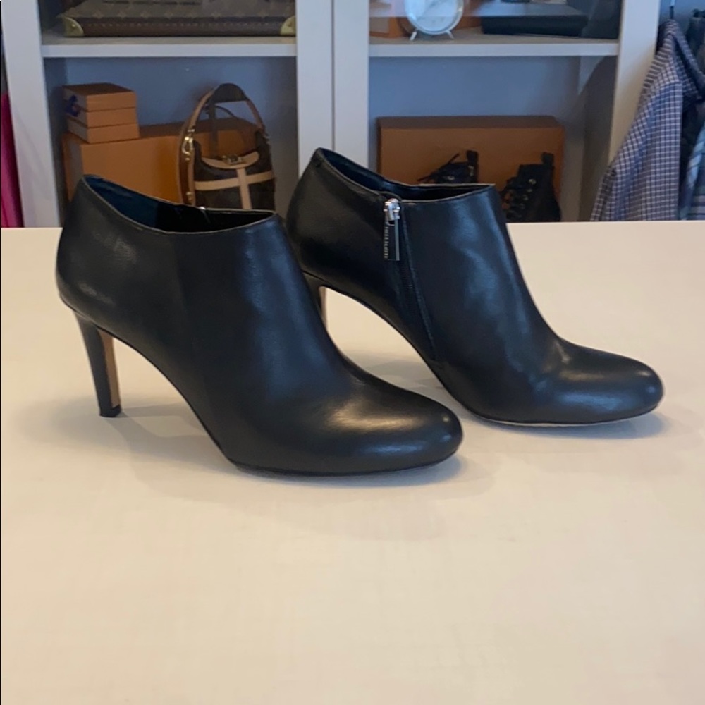 Vince Camuto black booties with heel. Size 7